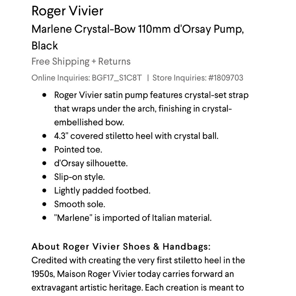 Roger Vivier Marlene Crystal-Bow d'Orsay Pump - Picture 14 of 14
